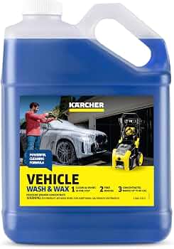 KÄRCHER Vehicle Wash and Wax, Pressure Washer Detergent | Cleans Cars, Bikes,...